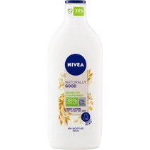 니베아 호주 Nivea Body Lotion 내추럴리 굿 오트 48h 모이스처 바디로션 350ml, 1팩