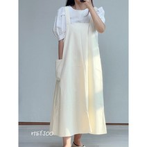 [해이주] 도로시 멜빵 원피스