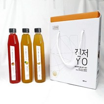 진저YO 2종 선물세트 생강청/깔라만시/오미자/레드자몽/레몬청/유자청, 5) 오리지널+유자