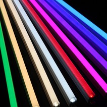 LED T5 간접 조명 간접등 슬림 형광등 플리커프리 우물천장 커텐박스 신발장, T5 1200mm, 핑크, 1개