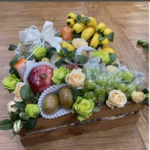 과일 상자 나무 우드 원목 수납 박스 추수감사절 10t2, 14.상자-손잡이16x14x13cm