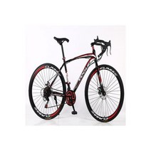 로드 자전거 24 26인치 남성과 여성 근육 벤드 핸들 도시 도로 경주 고속도로, 24 speed J_26 inch (160-185 cm