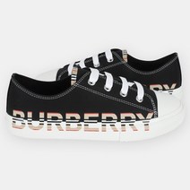 디몬트 22 S/S 버버리 키즈 로고 프린트 스니커즈(블랙) 8040981 102271 A1189