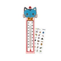 온도계 만들기 재료 세트 키트 미술 방과후 학습활동, 고양이＋스티커증정