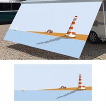 언택트 캠핑 용품 차박 어닝용 차량용 타프 사이드월 돔 암막 터널 백패킹 실 그늘막, 4.5M_심지5mm_2in1어닝타프용