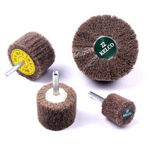 추수세미 스카치 브러쉬 25 38 50 75mm 모음 택1 수세미 페파 샤프트 휠 원형 사포 드릴용 운동화 세탁 빨래방 신발 원통 부직포 추페파 추페이퍼 파이프 내경 외경 연마, 수세미추브러쉬 75파이