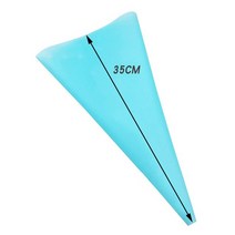 계량 1-4pcs 주방 가제 크림 과자 가방 베이킹 액세서리 diy 케이크 장식 식품 학년 evatpu 재사용 가능한 배관, 1pc 블루 14inch