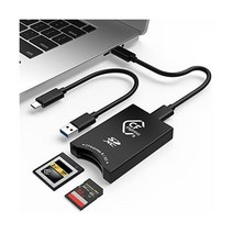 정품 Arkidyn 플러스 CF익스프레스 SD 카드 판독기 USB C 듀얼 슬롯 3.2(10Gbps) Type B 어댑터 안드로이드 WindowsMac OSLiNUX 눅스 와 호환