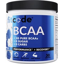 핏코드 BCAA 블루 라즈 맛, 1개, 240g
