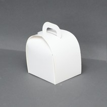 앞열림 조각케이크상자(무지 소) 12.5 x 10 x 12.5(cm)