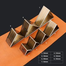 치즐링 다이아치즐 사선치즐 가죽끌집 가죽공예 타공심 벨트구멍뚫기 가죽공예도안 가죽공예포니 가죽공예체험 가죽공방 가죽 펀칭기 가죽펀칭기 7pcs 원형 모양의 커터 diy 14, 스타일 1