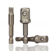 코어드릴 어댑터 코아 XCAN 3pcs 1/4 "3/8" 어댑터 육각 생크 드릴 비트 연장로드 전동 공구 액, 한개옵션0
