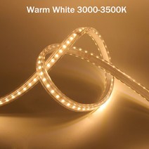 led 스트립 간접 조명 줄조명 새로운 20CM 절단 가능 220V d 스트립 2835 SMD 중립 흰색 120d M 유연한 조, 07 7m, 02 Warm White