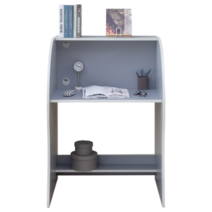 히든가구 D.I.Y 코모도 1인 집중력책상 단체 독서실책상 스터디룸 자습실 기숙사 중고등책상, 그레이