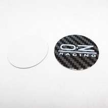휠 용품 4pcs 45mm OZ 레이싱 휠 센터 캡 스티커 엠블럼 자동차 Hubcaps 커버 로고 배지 알루미늄, 01 Check