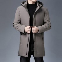 남성 패딩 품질 캐주얼 패션 두꺼운 남자 긴 파카 겨울 자 켓 후드 윈드 브로커 코트 망 의류