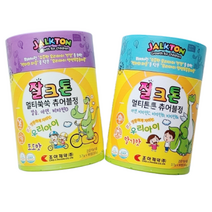 잘크톤 츄어블정, 멀티쑥쑥 포도맛90정 + 멀티튼튼 딸기맛90정
