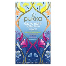 Pukka Herbs 유기농 데이 투 나이트 컬렉션 20 허브 티 향 주머니 각 2g(0.07oz g)