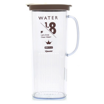 제오닉 손잡이 사각물병 2p, 브라운 색상 4개, 1800ml