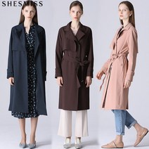 쉬즈미스 쉬즈미스 패치 모건 트렌치 코트