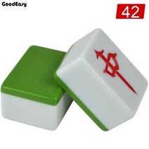 마작패 세트 영행용 판매 여행 마작 세트 게임 홈 타일 중국어 재미 있은 가족 테이블 보드, 03 Green42