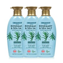 오가니스트 향기가오래가는 로즈마리 딥클렌징 샴푸(비건) 500ml x3개, 로즈마리 딥클렌징 샴푸(비건) 500ml 3개