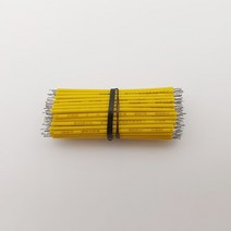 주석 도금 브레드 보드 PCB 솔더 케이블 24AWG 플라이 점퍼 와이어 케이블 주석 도체 와이어 커넥터 8/10/1, 02 Yellow_01 5cm