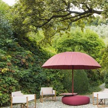 예쁜파라솔 야외 카페 호텔 정원 리조트 감성 그늘막, 플랫형 그린 3m