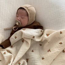 블랭킷 담요 신생아 유아 사계절 면 아기담요 유모차이불, 하트