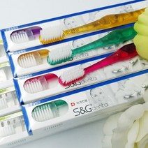 국산 고급 치과전용칫솔 이중슬림모 환경호르몬 프리 부드러운 미세모 이중슬림 교정용, 어금니일반모 1박스12개 (색상랜덤)