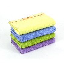 송월타월 포모스 뉴 스포츠타20 타월 80g, 면사, 노랑, 5매입