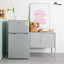 진우전자 2도어 냉장고 소형 미니 가정용 원룸 사무실 자취생 기숙사 호텔 모텔, JWBCD-95_지방_기사설치