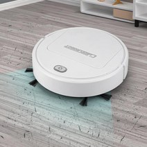 55db 소음보다 3 in 1 로봇 진공 청소기 스위퍼 먼지 캐처 기계, 01 White, 01 White