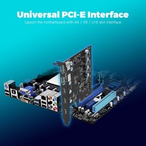 PCIe to USB 3.2 Gen 2 어댑터 카드 20Gbps 대역폭 5포트 (3X C -2X A) PCI 익스프레스 확장 카드 내부 허브 PCI-E 추가 라이저 Windows