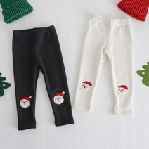 산타 패치 크리스마스 레깅스 겨울 코디 유아 아기 여아 남아 조동 촬영 어린이집 단체