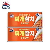 사조 찌개전용참치 85g, 2개