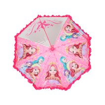 유아동용 쥬쥬 40 우산 가볍고 튼튼한 시크릿쥬쥬 안전 확보 두폭 투명창 장우산 여아 여자아이 유아 아동 어린이