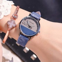 저비샵 여자 여성 학생 손목 시계 선물 추천 패션 CU993 대님 소재의 시크한 매력