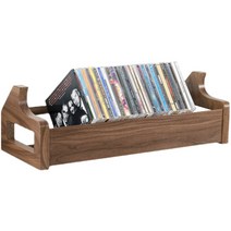 CD꽂이 앨범보관 CD 수납장 PS DVD 패키지 진열장, 브라운