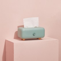 에버하우스 유니크 라운드 티슈케이스 Free, 그린, 2개