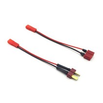 드론 T플러그 to JST 커넥터 변환 케이블, T플러그（수） - JST（암）