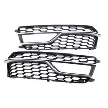 2pcs 안개등 램프는 Audi S5 / A5 S-Line을위한 몰딩을 커버 2013-2016, 20.28x6.18x2.95inch., 플라스틱, 도금
