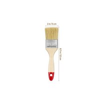 페인트붓 강모 페인트 브러쉬 세트 단단한 나무 얼룩 아티스트 오일 수채화 벽 번호로, 4.2Inch