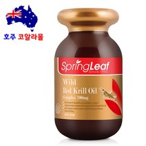호주 스프링리프 와일드 레드 크릴오일 700mg 60정, 1병, 60캡슐