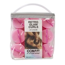 Conair 빅 컬 폼 롤러 9개, 9 Count (Pack of 1)_Foam Pink
