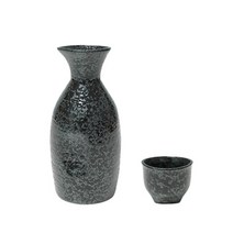 일식풍 도쿠리 & 사케잔, 독구리1p, 09. 흑단 (N264)