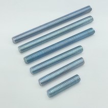 절단 전산볼트 3/8인치x30mm 삼부 볼트 철 백색 중길이, 전산볼트3/8(삼부)x350mm(5개)