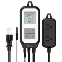 WiFi 소켓 온도 조절기 챔버 디지털 온도 컨트롤러 전원 콘센트 고온 저온 경보 100-230V AC 가정 용품, TYPE1, NO1