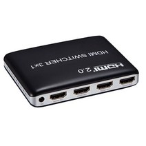 4K 60Hz HDMI 스위치 7x1 2.0 스위처 4x1 3x1 비디오 PS3/4 XBOX DVD PC HDTV 모니터 용 HDR HDCP2.2 지원, [02] US Plug, [03] HDMI Switch 3x1