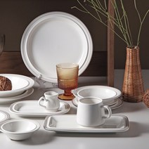 [시라쿠스] 메이플 빈티지 클래식 그릇 모음 7 컬러/19 타입, 04. 메이플 접시 17.5cm, 03. 코지블루